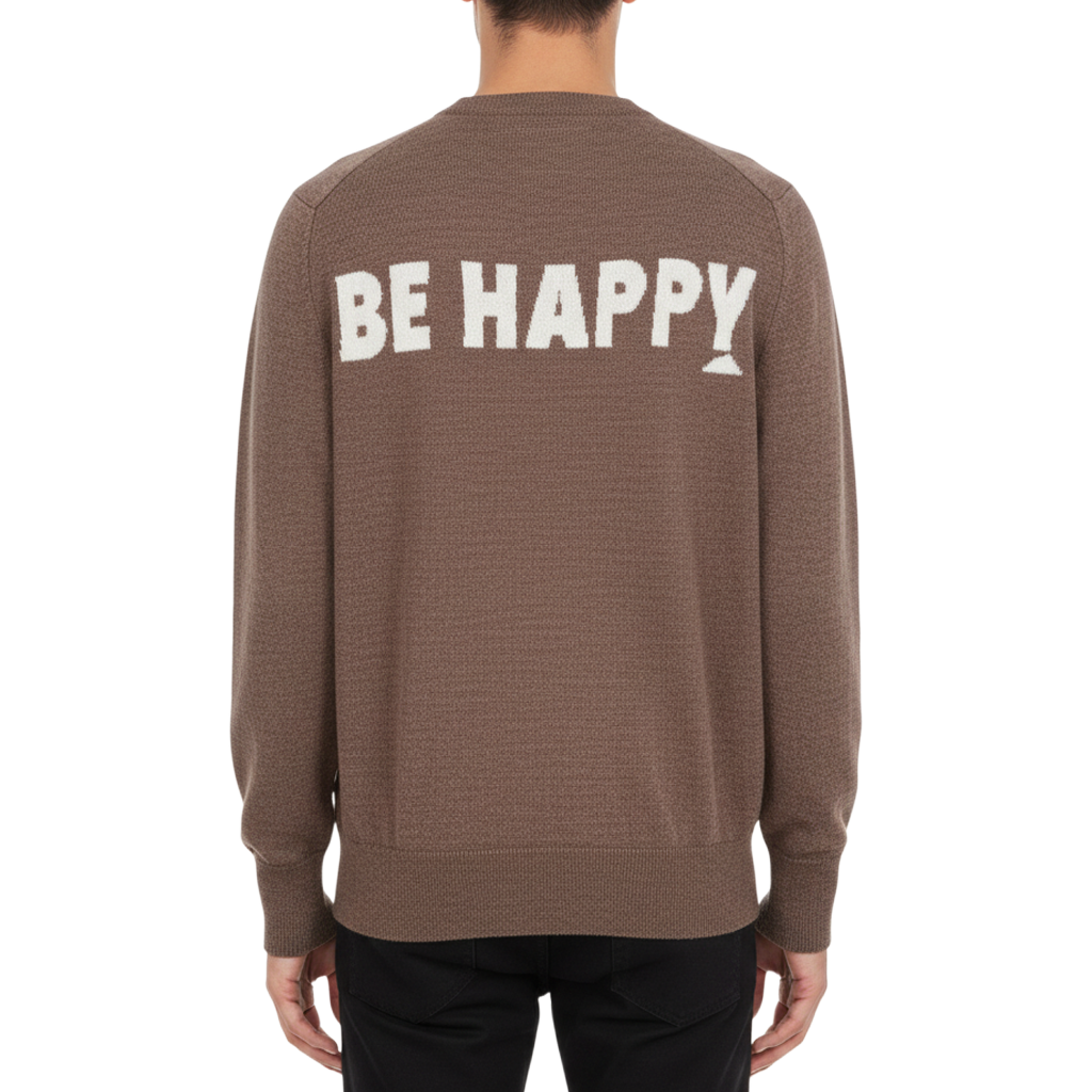 【SALVAGE PUBLIC】サルベージパブリックコレパ ウール ジャガード ニット S M L ブラウン（SVKA3022）