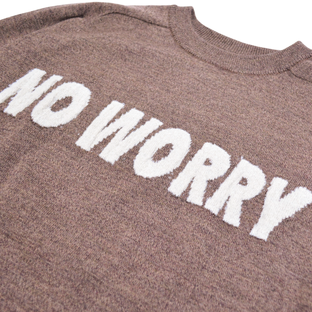 【SALVAGE PUBLIC】サルベージパブリックコレパ ウール ジャガード ニット S M L ブラウン（SVKA3022）