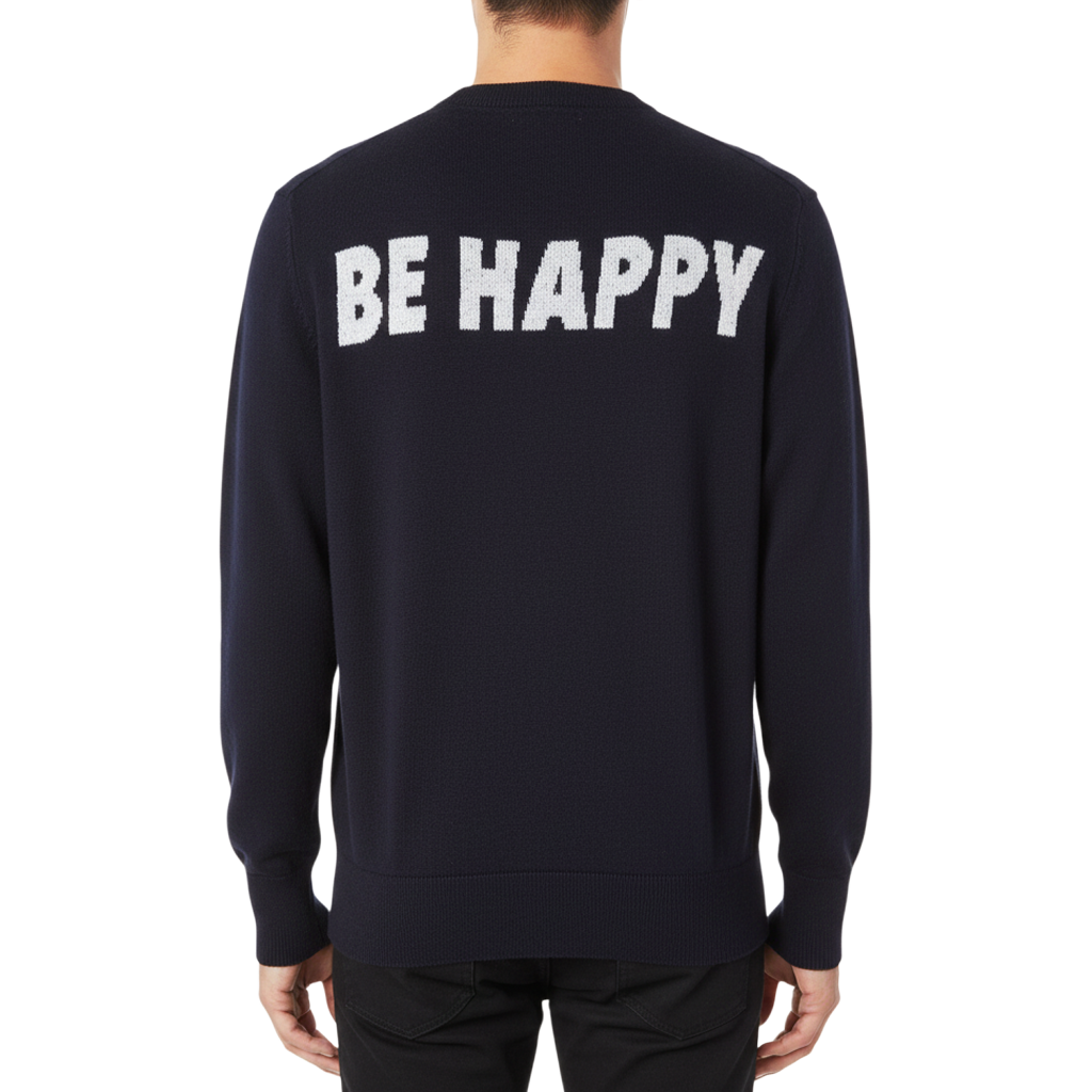 【SALVAGE PUBLIC】サルベージパブリックコレパ ウール ジャガード ニット S ブラック（SVKA3022）