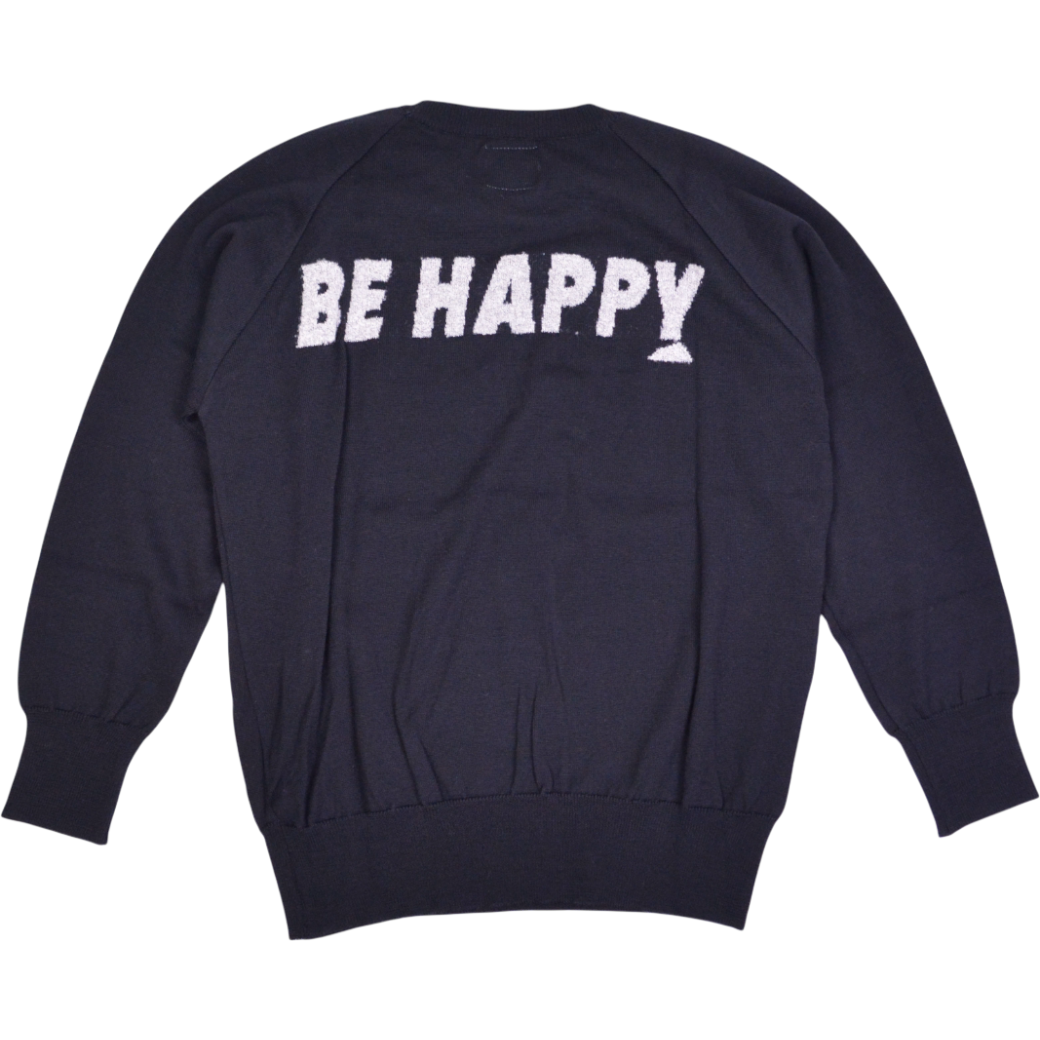 【SALVAGE PUBLIC】サルベージパブリックコレパ ウール ジャガード ニット S ブラック（SVKA3022）