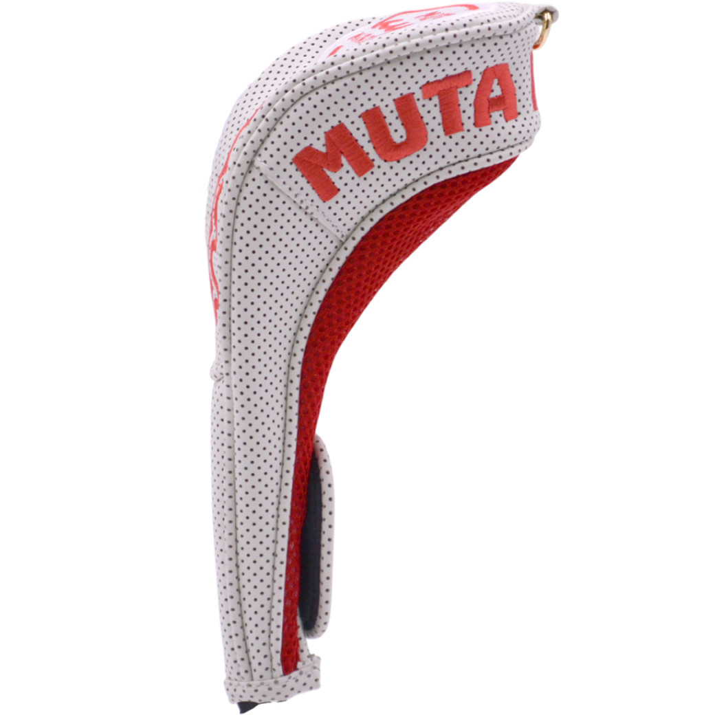 【muta】CONTINUA パンチングエシカルレザー ヘッドカバー (ホワイト) MGAD-750031