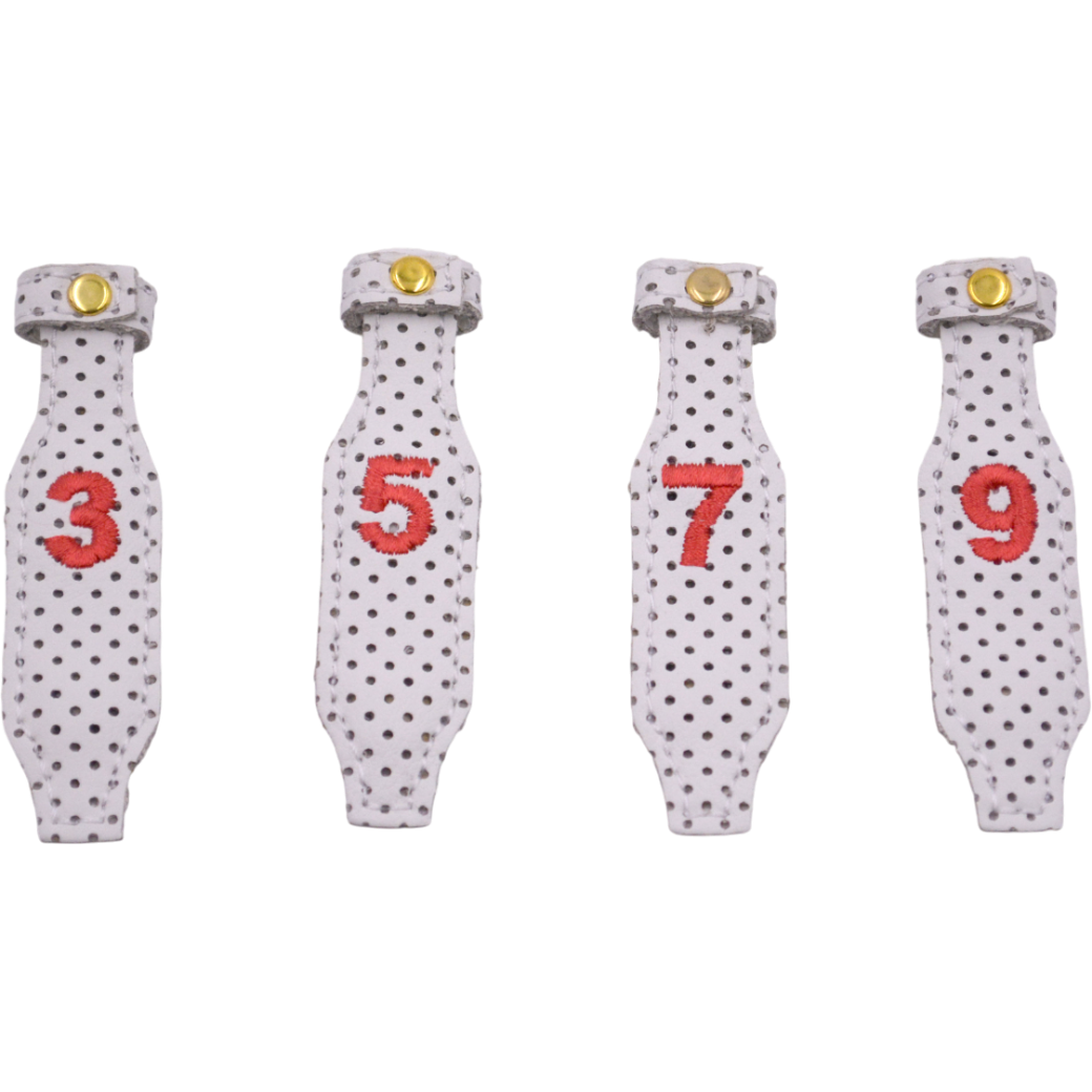 【muta】CONTINUA パンチングエシカルレザー ヘッドカバー (ホワイト) MGAD-750031