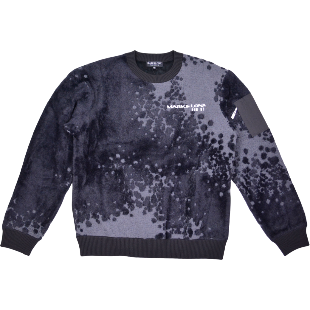 【MARK＆LONA】CD11-GCCK MEN KNIT ニット グレー 48 L（MCM-4C-AB56）