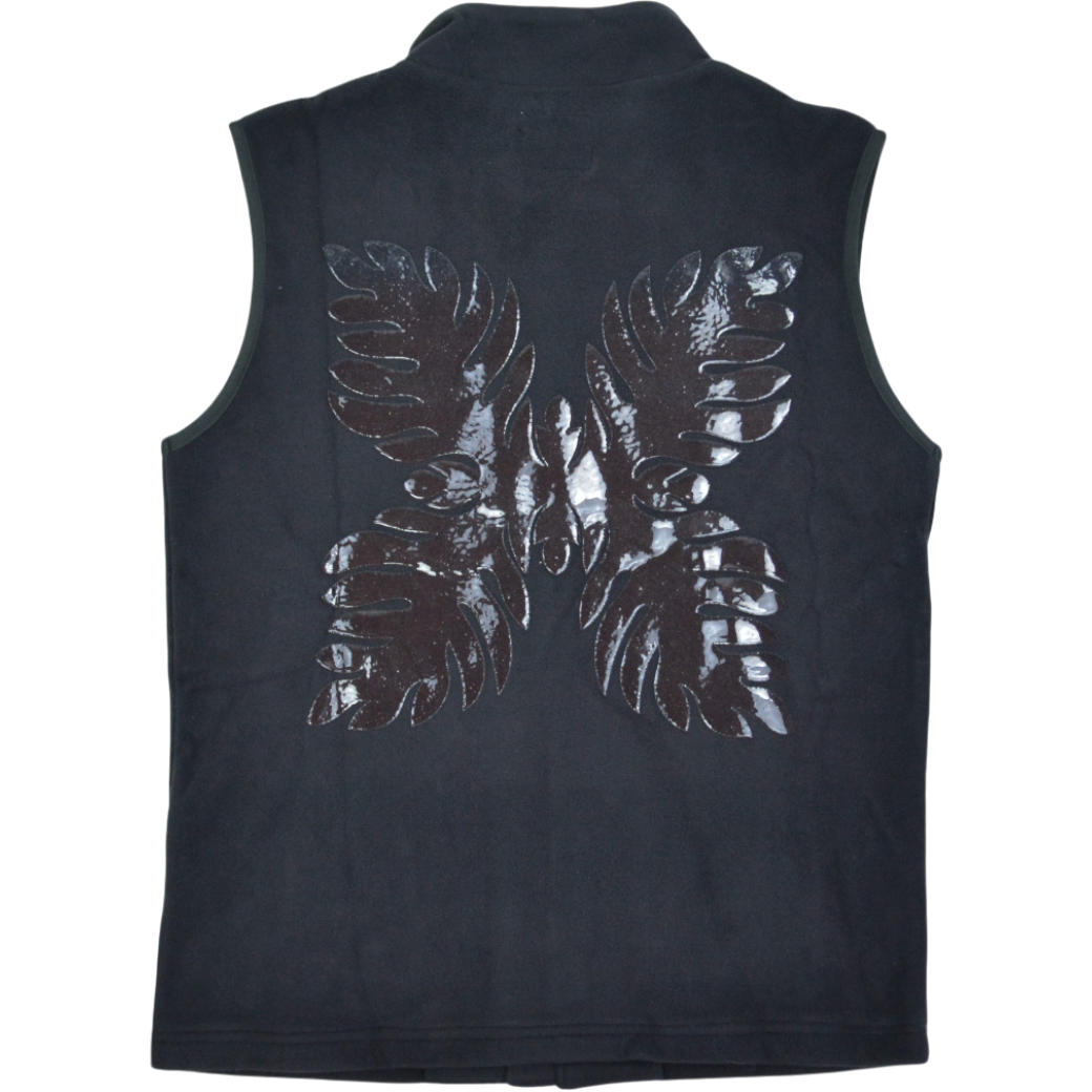 【SALVAGE PUBLIC】サルベージパブリックコレパ フリース ニット ベスト S M L ブラック（SVKA4022）