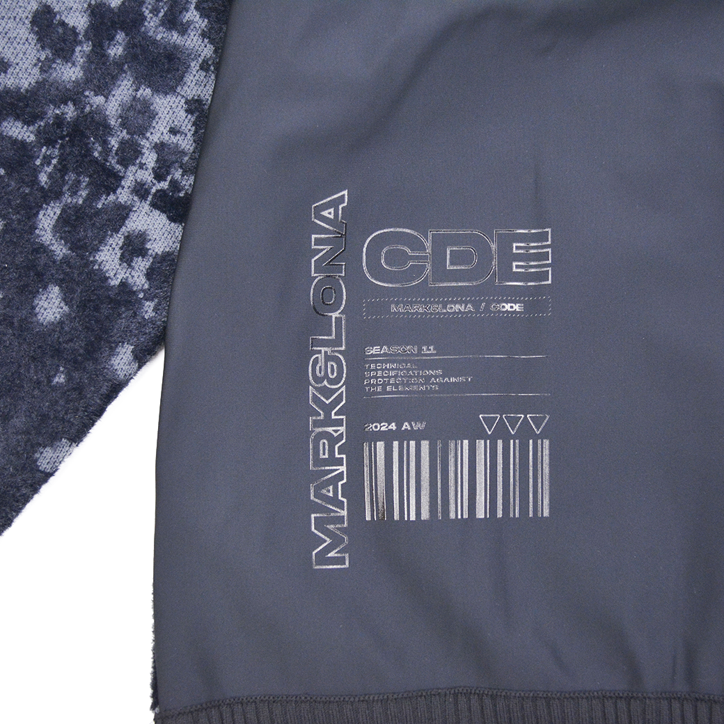 【MARK＆LONA】CD11-GCCK MEN KNIT ニット グレー 48 L（MCM-4C-AB56）