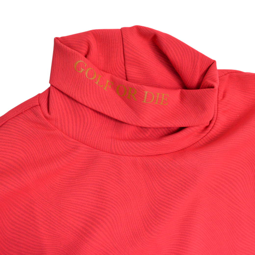 【MARK＆LONA】ATLANTIS PERFORMANCE MOCK NECK モックネック レッド46 M（MLM-4C-AU02）