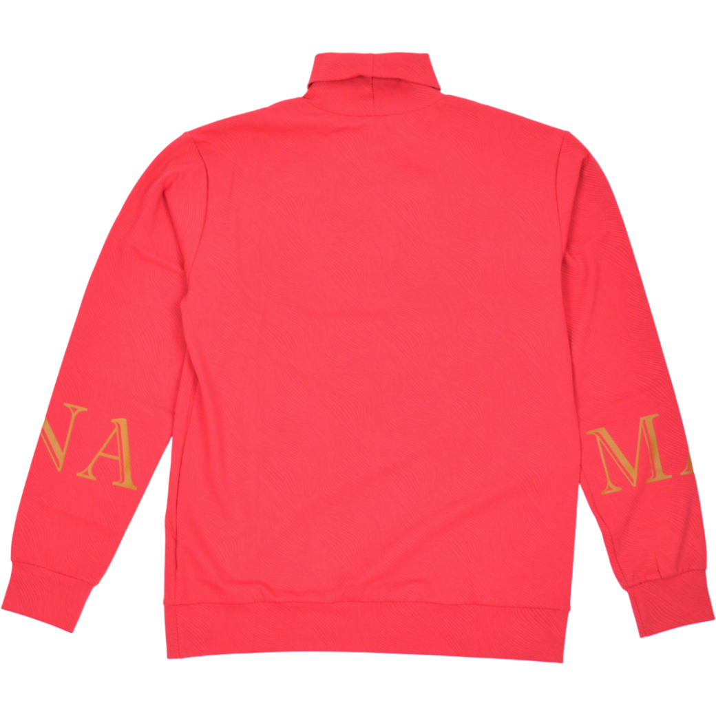 【MARK＆LONA】ATLANTIS PERFORMANCE MOCK NECK モックネック レッド46 M（MLM-4C-AU02）