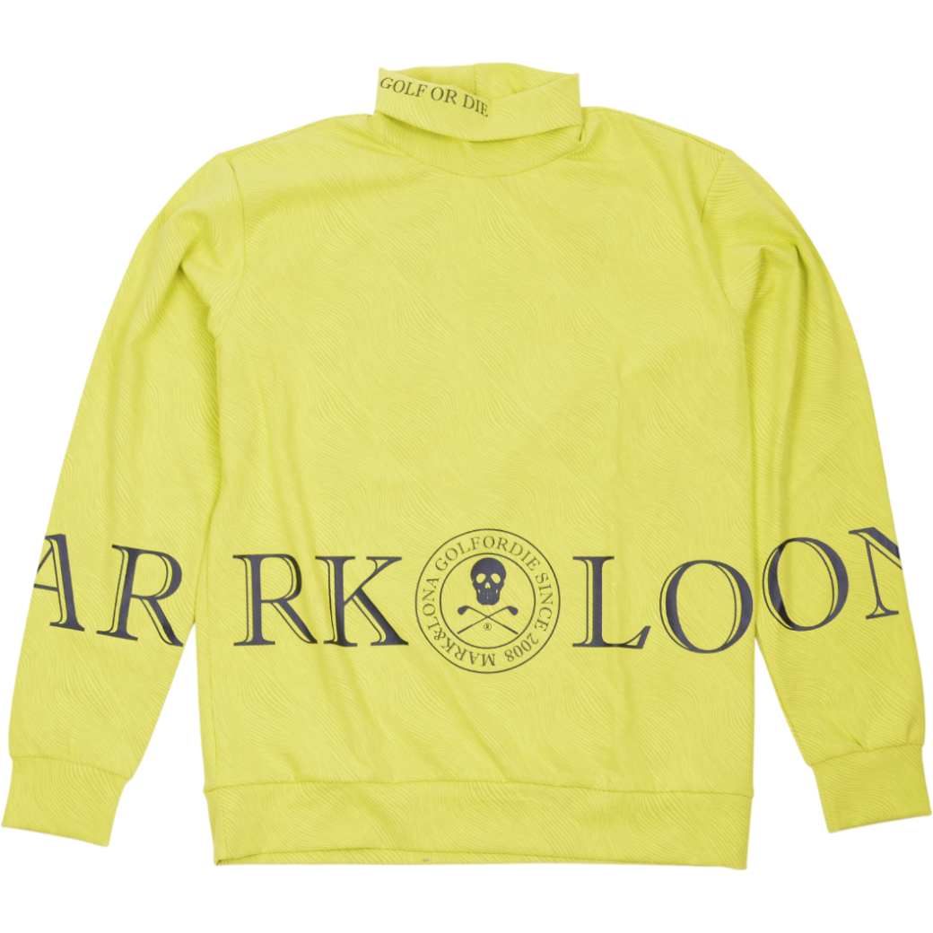 【MARK＆LONA】ATLANTIS PERFORMANCE MOCK NECK モックネック イエロー 46 48 M L（MLM-4C-AU02）