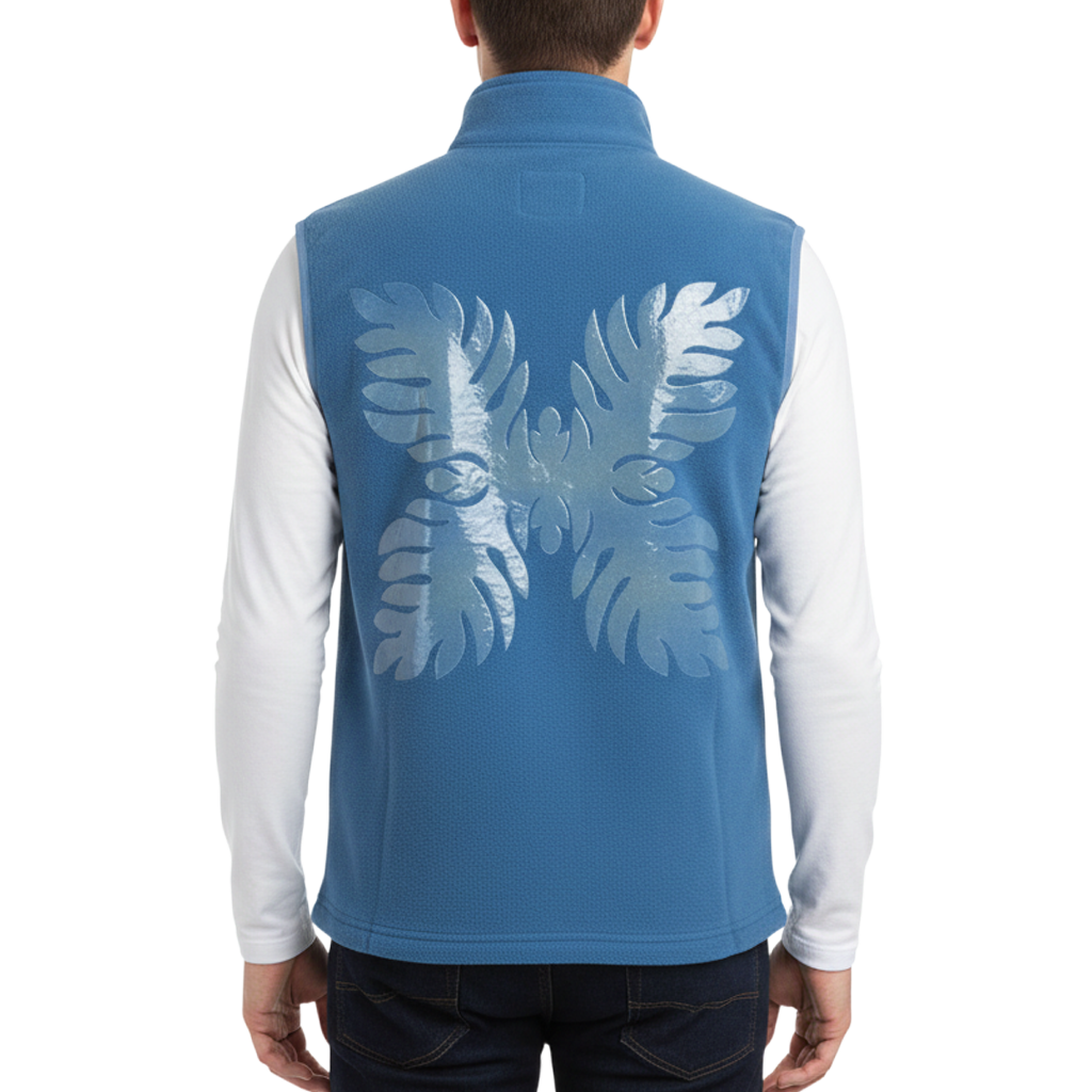 【SALVAGE PUBLIC】サルベージパブリックコレパ フリース ニット ベスト S M L ブルー（SVKA4022）