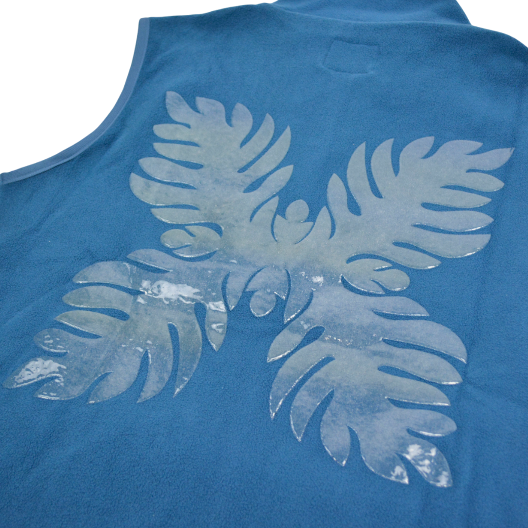 【SALVAGE PUBLIC】サルベージパブリックコレパ フリース ニット ベスト S M L ブルー（SVKA4022）