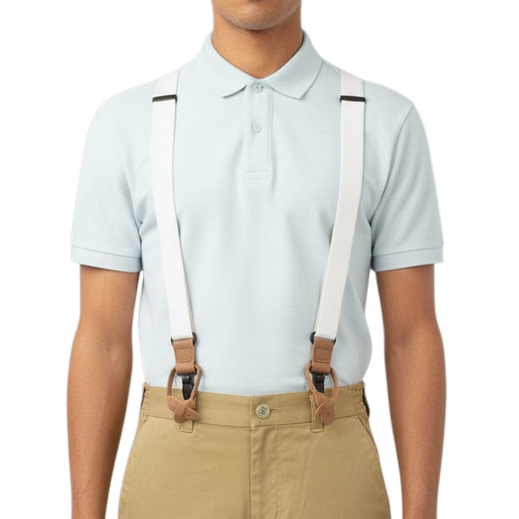 【muta】サスペンダー（ホワイト）MMSP-WH