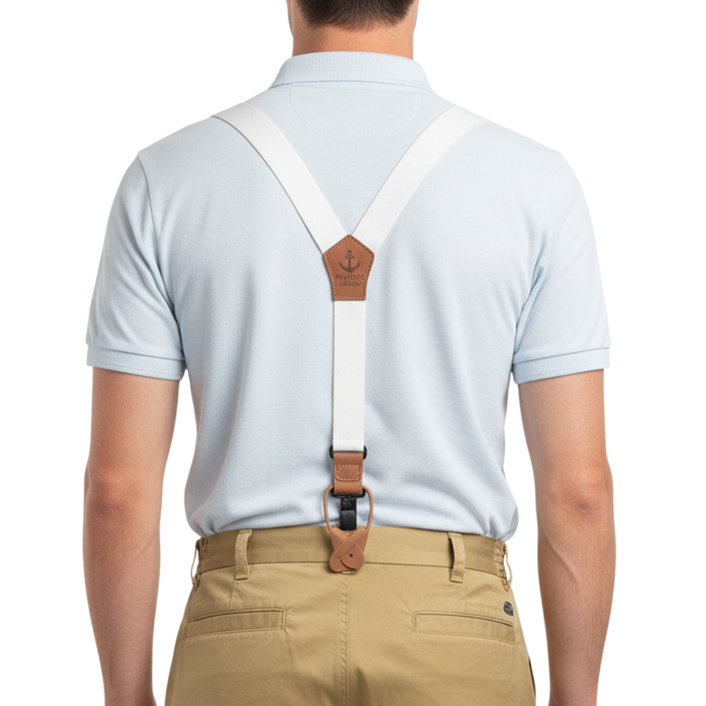 【muta】サスペンダー（ホワイト）MMSP-WH