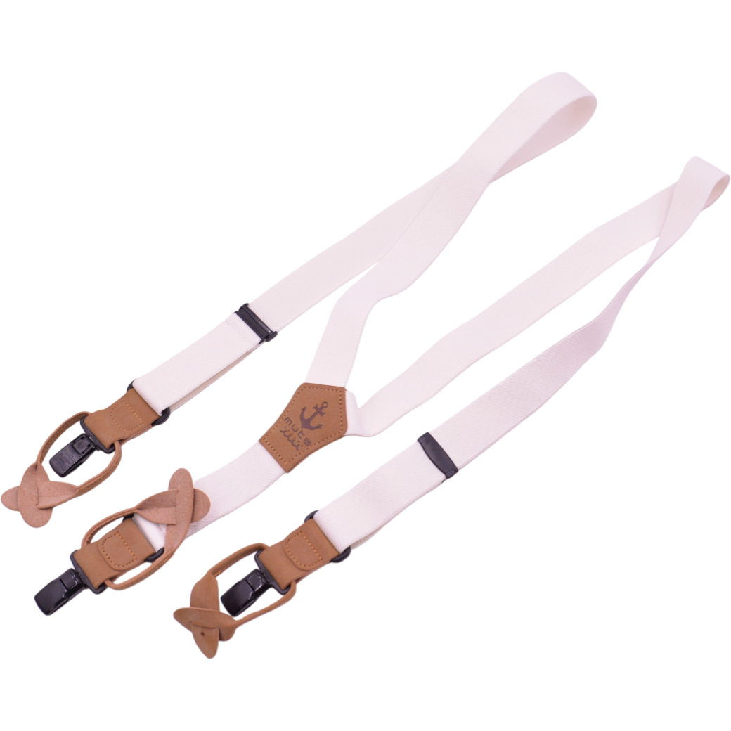 【muta】サスペンダー（ホワイト）MMSP-WH