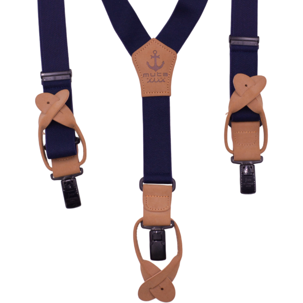 【muta】サスペンダー（ネイビー）MMSP-NV