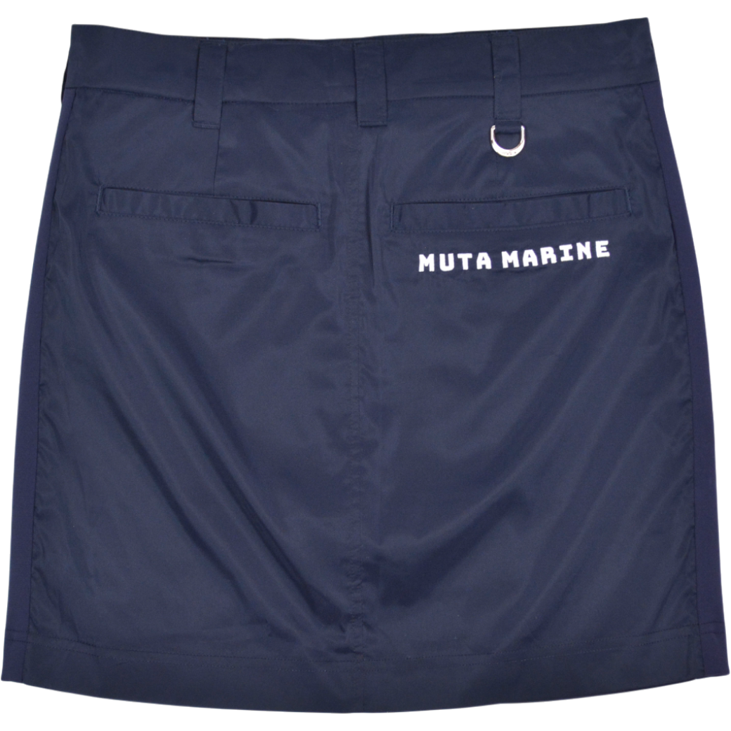 【muta】SOLOTEX 4WAYストレッチ スカート M（ネイビー） MMMK-445021
