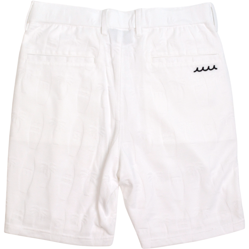 【muta】リンクスジャガード ショートパンツ M（ホワイト） MGJC-444239-WH