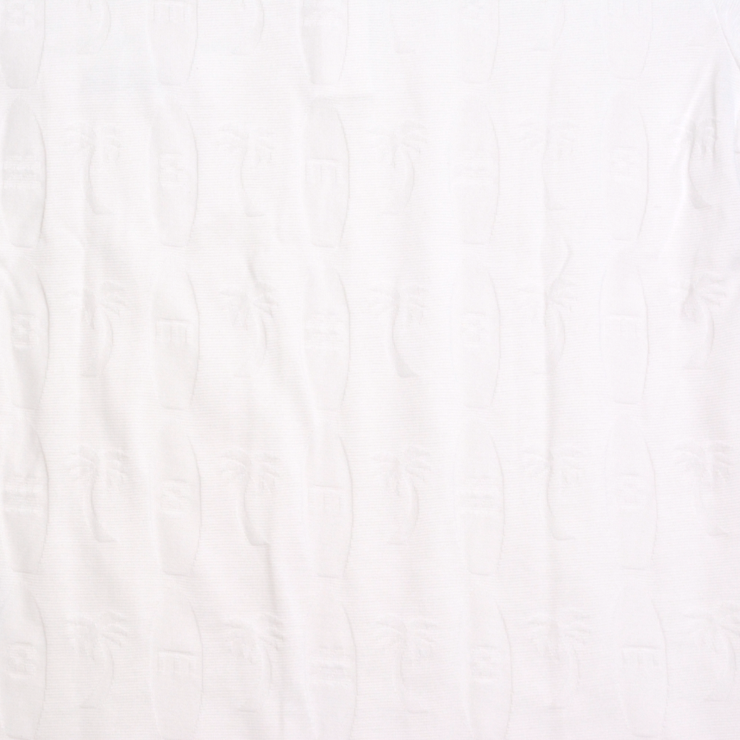 【muta】リンクスジャガード ポロシャツ ホワイト L XL（MGJC-446338-WH）