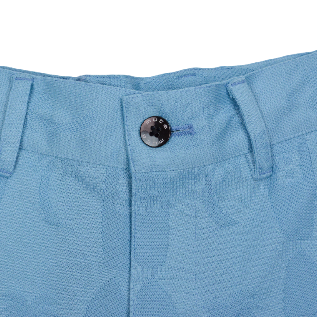 【muta】リンクスジャガード ショートパンツ M（ブルー　） MGJC-444239-BL