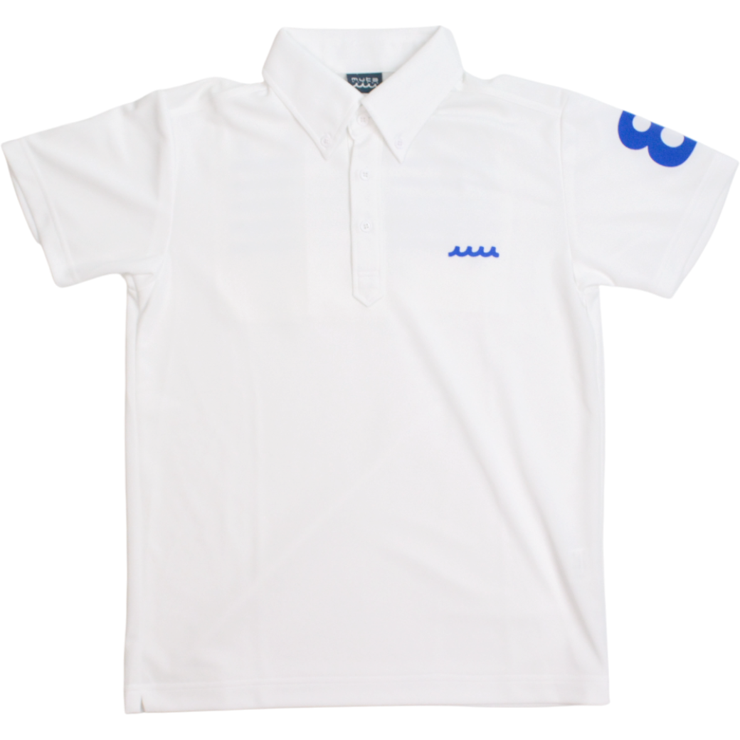 【muta】5LINE ポロシャツ ホワイト S（MMAX-446322-WH）