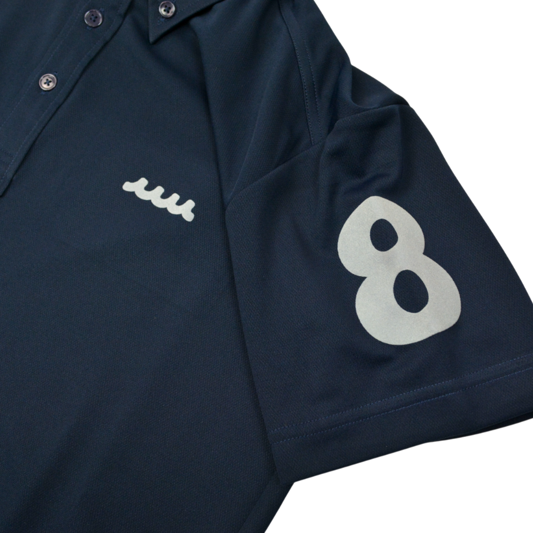 【muta】5LINE ポロシャツ ネイビー S（MMAX-446322-NV）