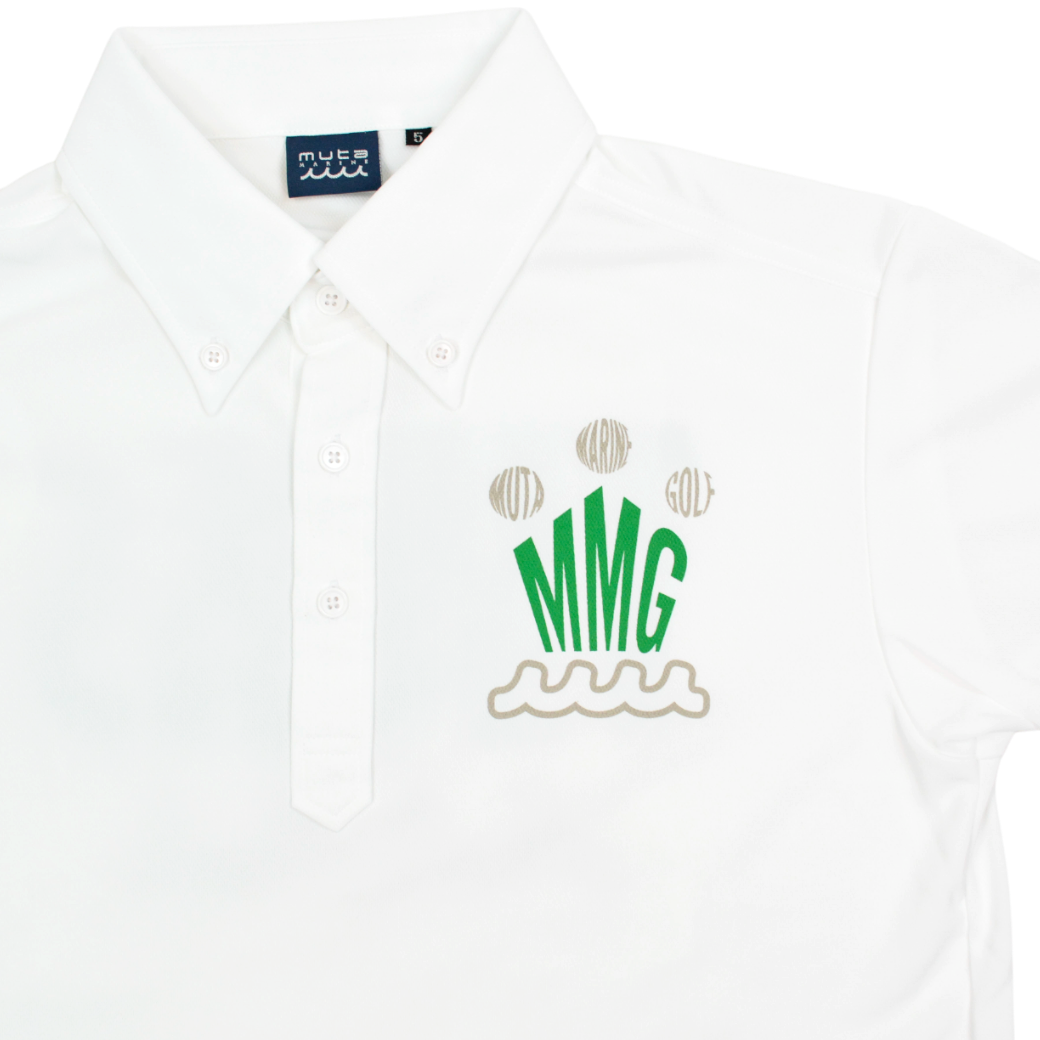 【muta】SURF&amp;TURF 폴로 셔츠 화이트 M(MMAX-446181-WH) 