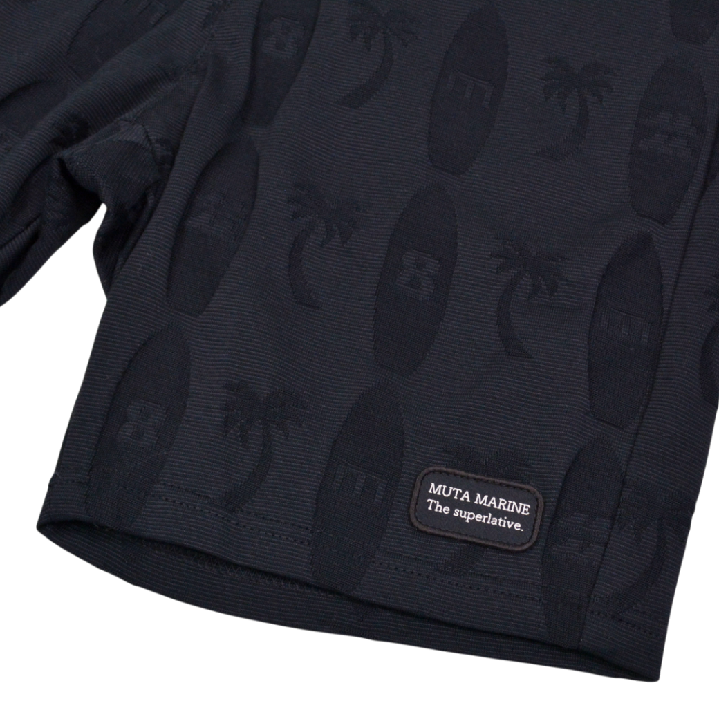 【muta】リンクスジャガード ショートパンツ M（ブラック） MGJC-444239-BK