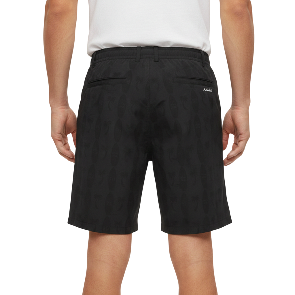 muta Lynx Jacquard Shorts, Size M (Black), MGJC-444239-BK 