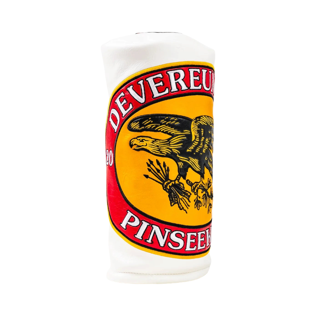 【DEVEREUX GOLF】Pinseeker Barrel Driver Cover ドライバーヘッドカバー WHITE（DVR-075362847）