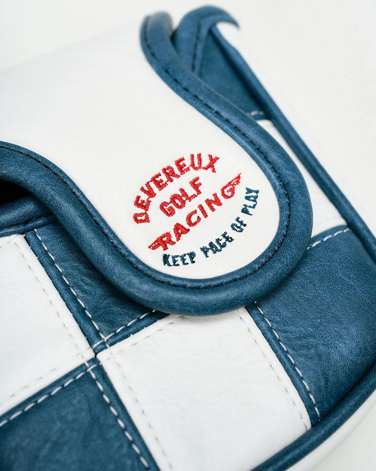 【DEVEREUX GOLF】Checkered Sidecar Mallet Cover マレットパターカバー WHITE（DVR-075364833）