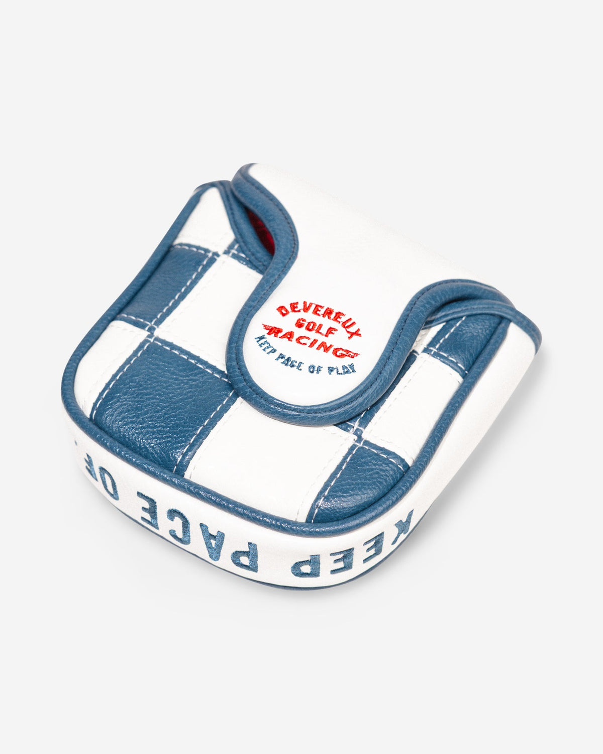 【DEVEREUX GOLF】Checkered Sidecar Mallet Cover マレットパターカバー WHITE（DVR-075364833）