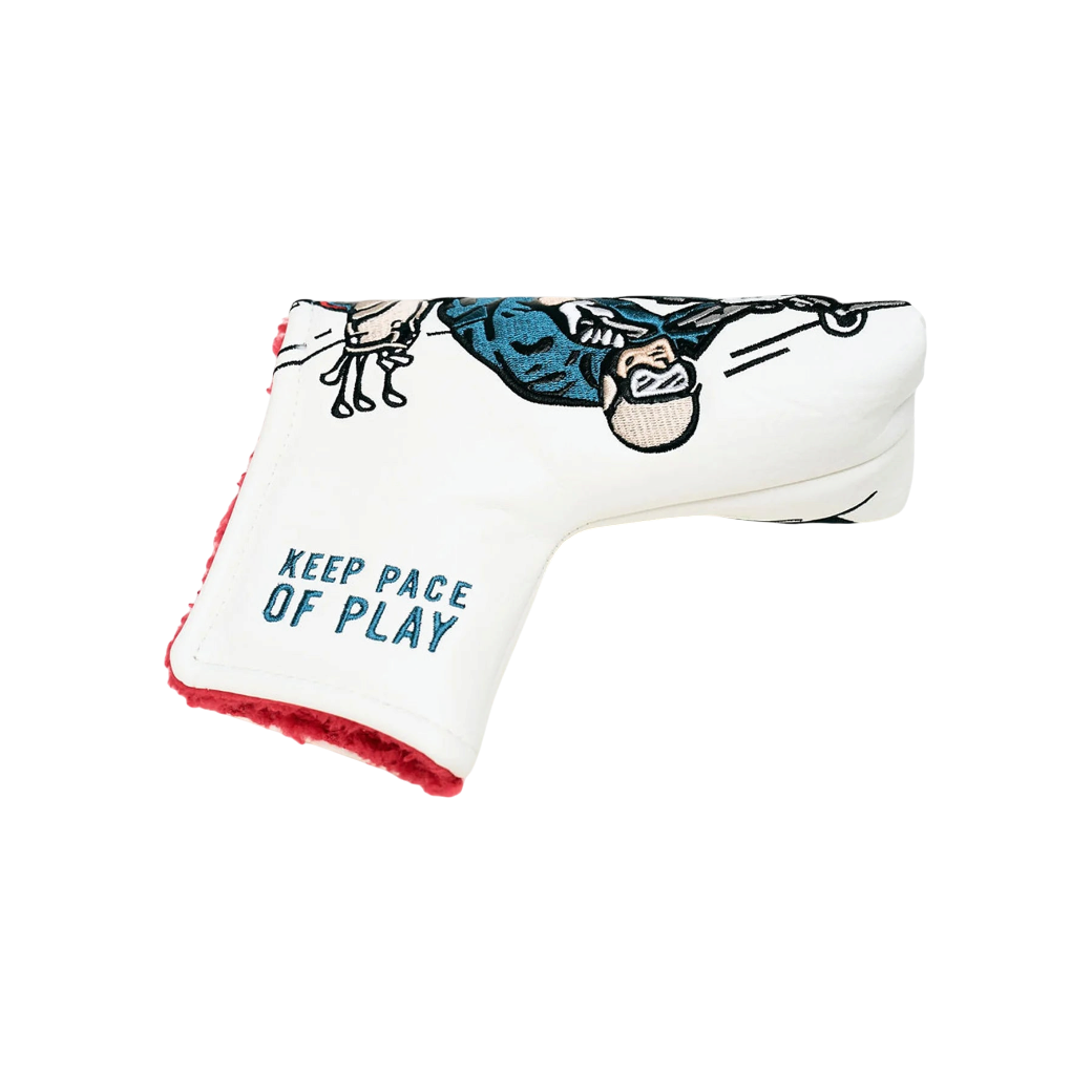 【DEVEREUX GOLF】Sidecar Blade Cover ブレードパターカバー WHITE（DVR-075364834）