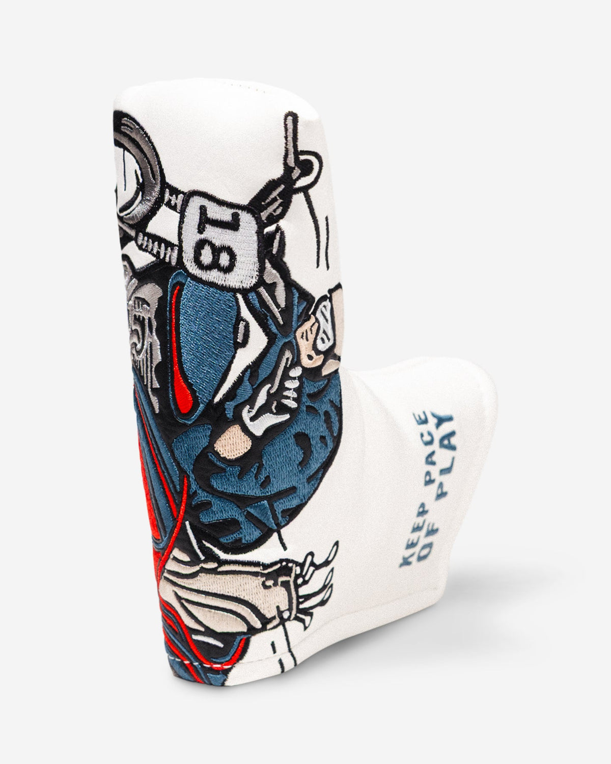 【DEVEREUX GOLF】Sidecar Blade Cover ブレードパターカバー WHITE（DVR-075364834）