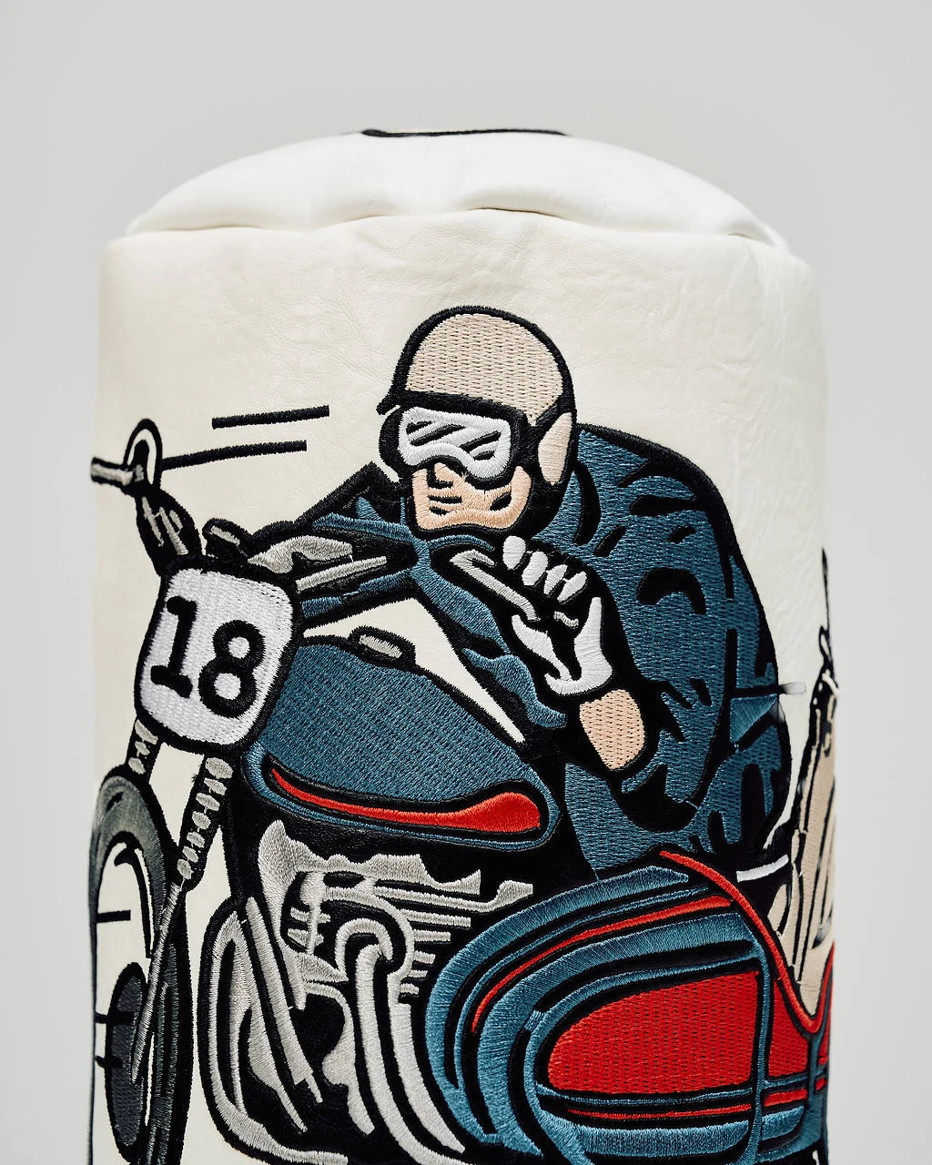 【DEVEREUX GOLF】Checkered Sidecar Driver Barrel Cove ドライバーヘッドカバー WHITE（DVR-075364838）