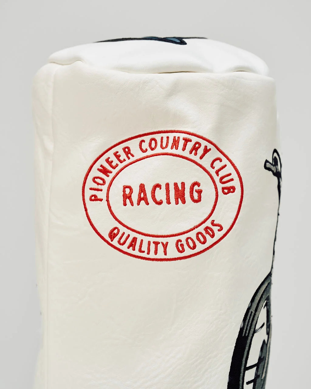 【DEVEREUX GOLF】Checkered Sidecar Driver Barrel Cove ドライバーヘッドカバー WHITE（DVR-075364838）