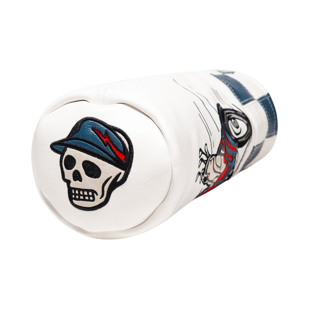 【DEVEREUX GOLF】Checkered Sidecar Driver Barrel Cove ドライバーヘッドカバー WHITE（DVR-075364838）