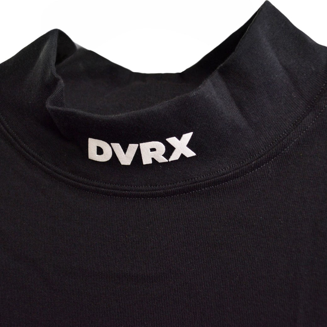 【DEVEREUX GOLF】VALLEY コットンモック ロングスリーブ BLACK（DVR-075754004）