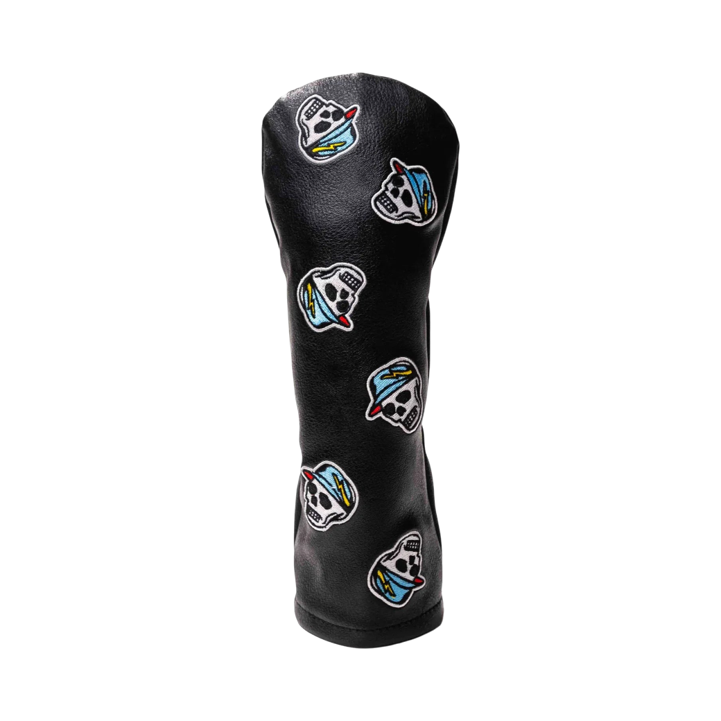 【DEVEREUX GOLF】Icon skull FW cover フェアウェイウッドカバー CHARCOAL（DVR-075754841）