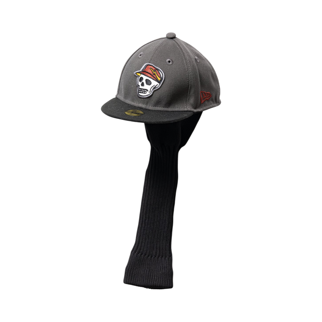 【DEVEREUX GOLF】DVRX×NEWERA DR Head Cover59FIFTY ドライバーヘッドカバー GRAPHITE（DVR-075764804）
