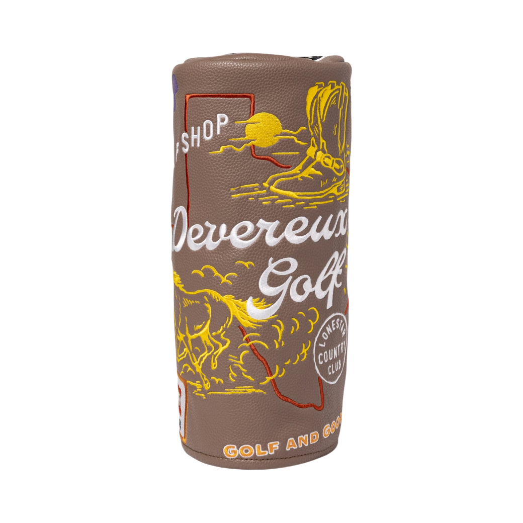 【DEVEREUX GOLF】PIONEER TOWN DR BARREL COVER ドライバーヘッドカバー SAND（DVR-075764825）