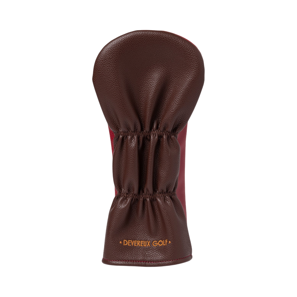 【DEVEREUX GOLF】DVG Skull Icon DR Headcover ドライバーヘッドカバー BURGUNDY（DVR-075764826）