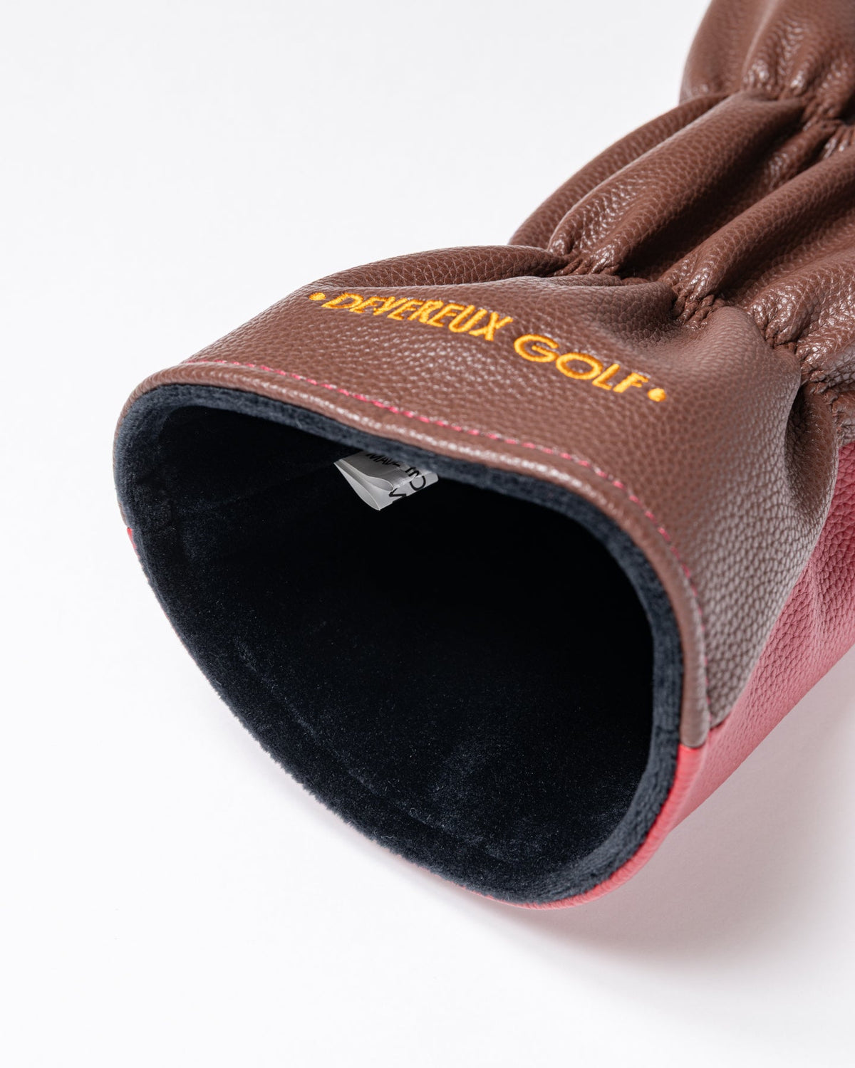 【DEVEREUX GOLF】DVG Logo UT Headcover ユーティリティヘッドカバー BURGUNDY（DVR-075764828）