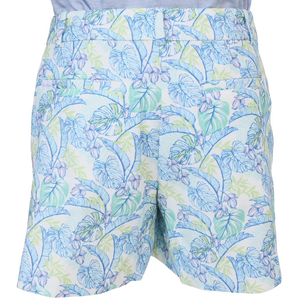 【Foglia Brillante】プリントショートパンツ WOMAN LEAF（ZZFOB-FBALPNT13)