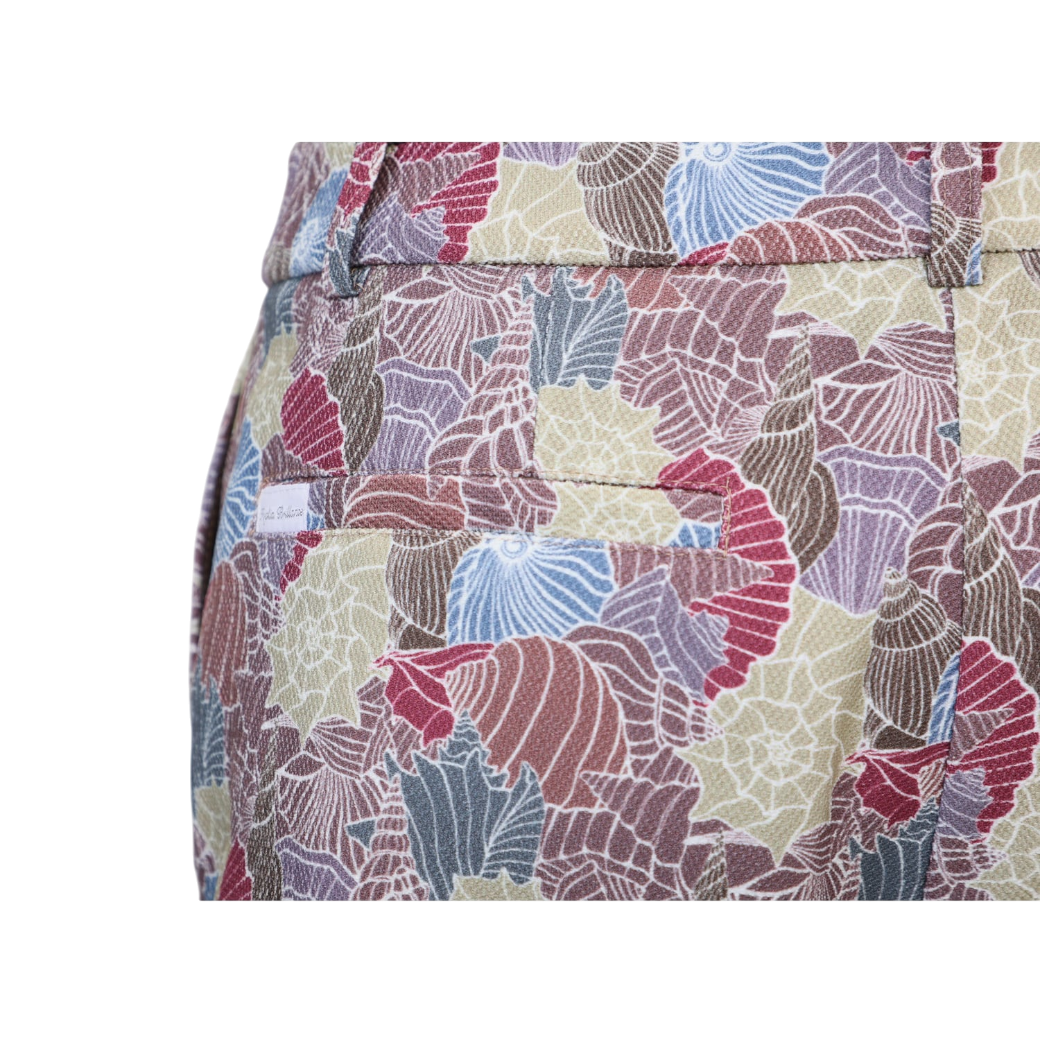 【Foglia Brillante】プリントショートパンツ WOMAN SHELL（ZZFOB-FBALPNT13)