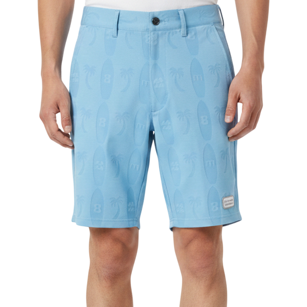 [muta] Lynx Jacquard Shorts, Medium (Blue), MGJC-444239-BL 