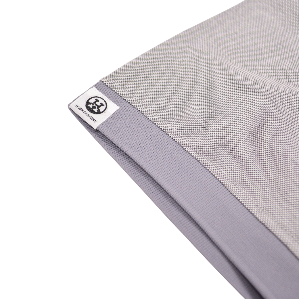 【HORN GARMENT】ポロ ヴィンテージロゴ グレー メンズ（HOG-HCM4AAP75）