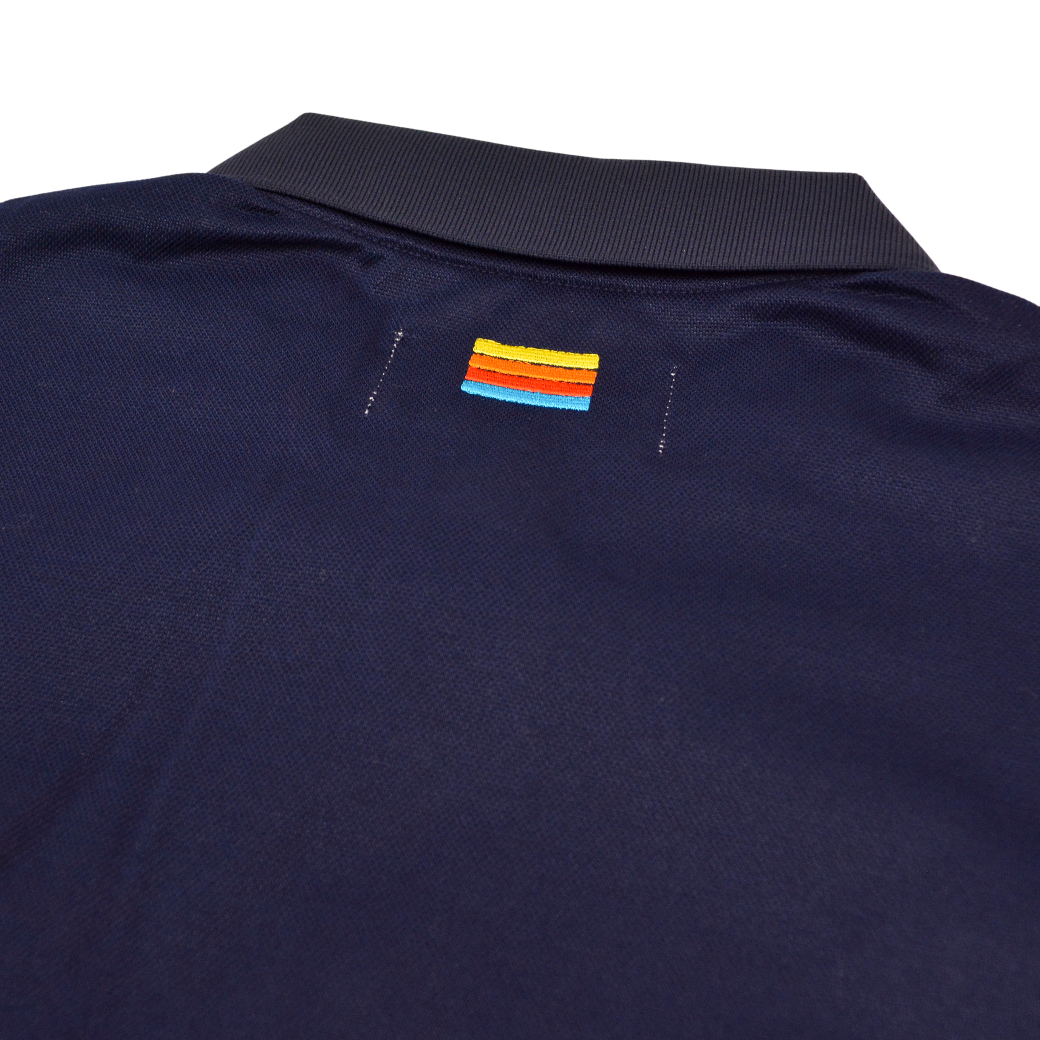 【HORN GARMENT】ポロ ヴィンテージロゴ ネイビー メンズ（HOG-HCM4AAP75）