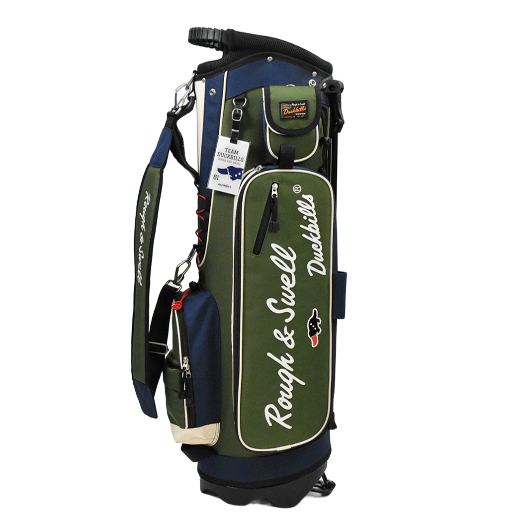 【rough&swell】MOUNTAIN CADDY キャディバッグ OLIVE (ROU-RSA26014)