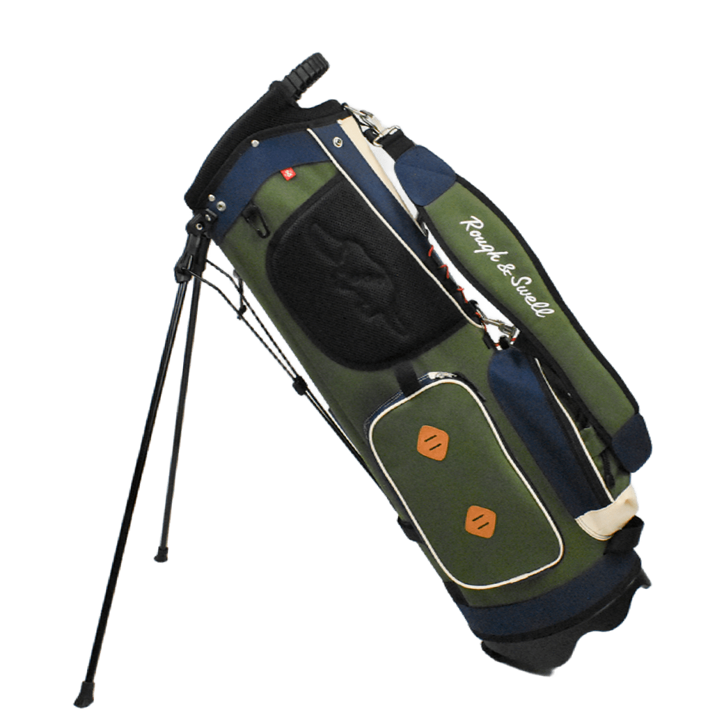 【rough&swell】MOUNTAIN CADDY キャディバッグ OLIVE (ROU-RSA26014)