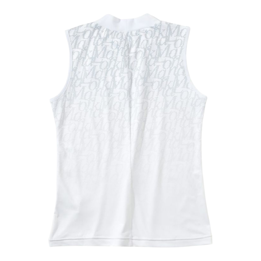 【MARK＆LONA】Nova Sleeveless Tee レディース モックネック WHITE（MAL-MLW2BAA02）