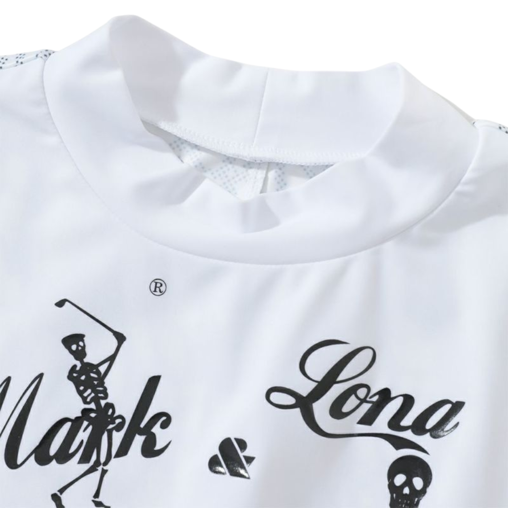 【MARK＆LONA】Nova Sleeveless Tee レディース モックネック WHITE（MAL-MLW2BAA02）
